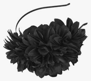 Rwn12706 Jasmine Flower Band Black Png - Artificial Flower