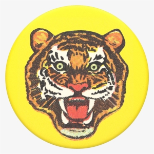 Tiger Bites Back - Art Print: Pop Ink - Csa Images' Tiger, 12x12in.