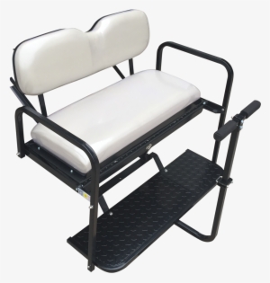 Ezgo Rxv Golf Cart Rear Flip Seat Kit W/ Diamond Plate - Golf Cart
