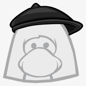 Mime Beret - - - Club Penguin Optic Headset