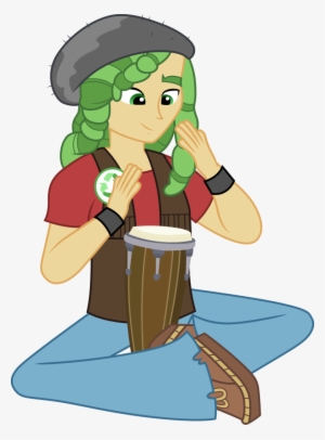 Cloudyglow, Clothes, Crossed Legs, Drumming, Drums, - Equestria