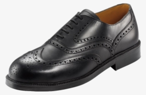 More Safety Shoes - Psf Executive Black Lotus Brogue Safety Shoes