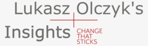 Lukasz Olczyk's Insights - Carmine