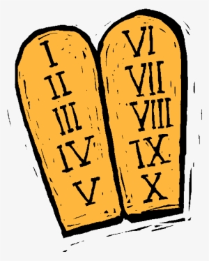 The 10 Modding Commandments - 10 Commandments Tablets Clipart