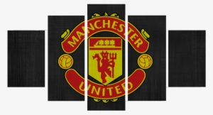 Hd Printed Manchester United Logo 5 Pieces Canvas - Led Zepplin Logo Png