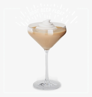 Root Beer Float - Martini Glass