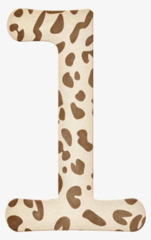 Numeros Decorativos, Animales De La Selva, Moldes De - Numero 1 Animal Print