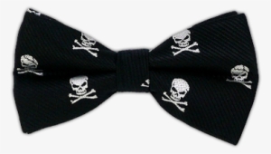 Black Skull And Crossbones Bowtie - Bow Ties For Boys