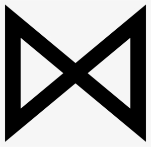 Bowtie Logo Black And White - Misfit Wearables Logo Png