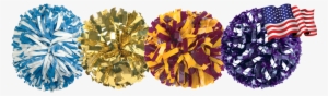 Getz Pom Pons Are Sold With The Traditional Wooden - Adult Metallic Color Cheerleading Pom Poms
