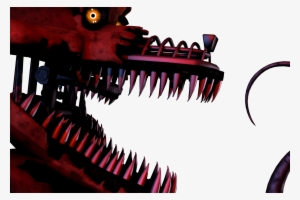 Modelfull Render Of Banner Nightmare Foxy - Joy Of Creation Reborn Png