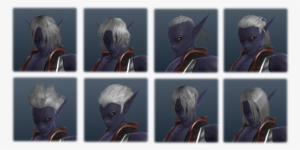 Darkelf Male Hairs - Action Figure