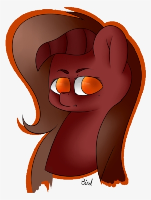 Bird, Beauty Mark, Bust, Horn, Oc, Oc Only, Outline, - Cartoon