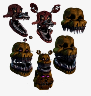Fnaf Nightmarefredbear Fnaf4 Nightmarefoxy Foxy Fredbea