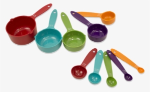 Kitchen Collection 10-piece Measuring Cup And Spoon - Measuring Cups And Spoon Png