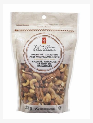A Resealable Bag Of Pc Cashews, Almonds And Macadamia - Cranberry Bean