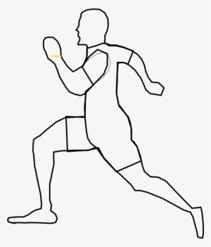 How To Set Use Running Clipart - Running Outline