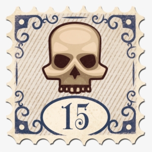 Stamp Rich Or Die Skull - Fable