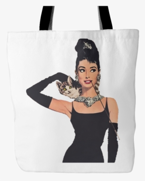 Audrey Hepburn Tote Bags - Audrey Hepburn Dress In Breakfast At Tiffany's
