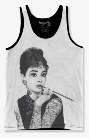 Inked - Audrey - Tattooed Audrey Hepburn Print