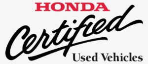 Look For The Honda Certified Used Vehicle Logo - Honda Certified Pre Owned Logo