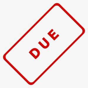 Due Business Stamp 1 Clipart Free Library - Due Clipart