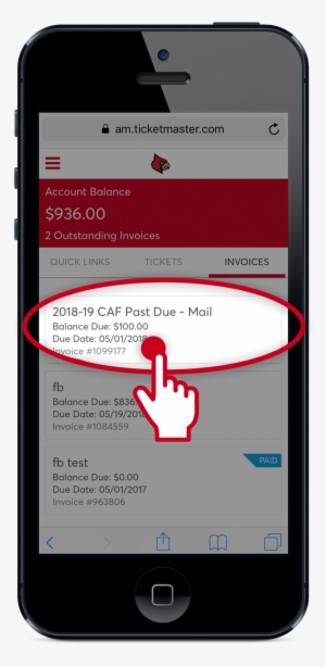 Select The Invoice You Wish To Pay - Smart Home App