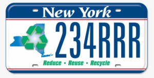 Ny Association For Recycling, Reduction & Reuse Custom - License Plate