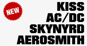 New Kiss, Ac/dc, Skynyrd & Aerosmith Tees - New Website
