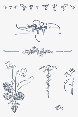 Preview All The Organically-inspired "art Nouveau" - Art Nouveau Ornament Vector