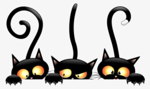 Halloween Black Cats - Witch Cat Png