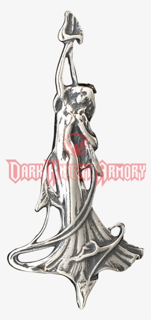 Art Nouveau Goddess Dangle Pendant - Barbarian Rugby Club