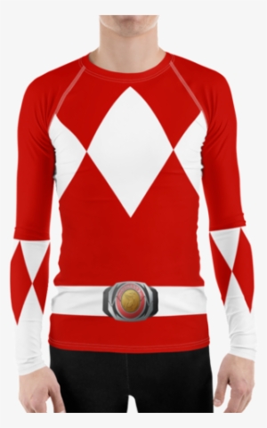 Red Ranger Rash Guard - Rash Guard