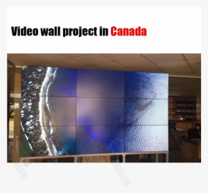 Video Wall Project In Cannda 1000 2 - Television