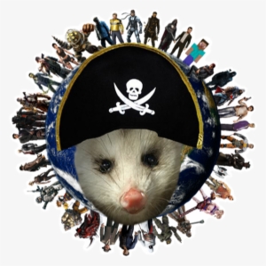 Photo - Ar32456 Felt Adult Pirate Hat