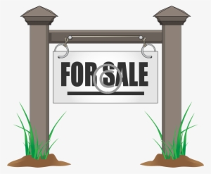 For Sale Sign Post - Illustration
