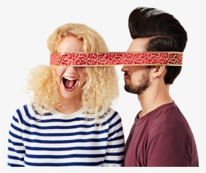 Boy And Girls Heads Wrapped In Ribbon - Family Fun At Simon!