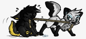 Tug O War Shen & Kero - Cartoon