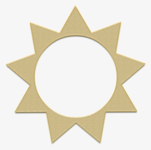 Sun,gold - Vector Graphics