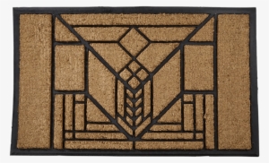 Lake Geneva Welcome Mat - Frank Lloyd Wright Lake Geneva Tulip Doormat