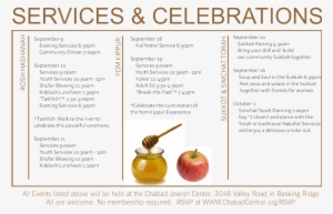 High Holiday Schedule 5779 - Z Natural Foods Pure Premium Backyard Honey - Raw 3