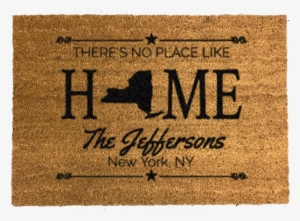 State Of Love Personalized Classic Coir Doormat - Logo