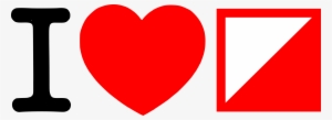 I Love Orienteering - Love Clipart