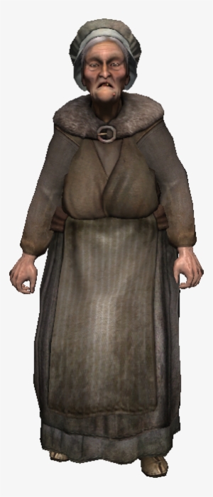 People Old Woman Wine - Friar Outfit