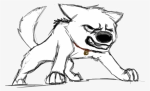 Angry Bolt By Shibasnowynatural On Clipart Library - Drawing Of A Angry Dog