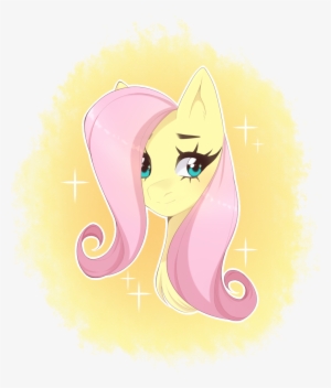 Bunny-hana, Bust, Fluttershy, Looking Sideways, Pony, - Fluttershy