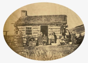 Mormon Family -oval - Life In Utah, Or, The Mysteries And Crimes Of Mormonism