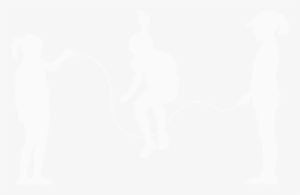 jump ﻿start Your Summer Jump Rope Camp - White Jump Rope Silhouette