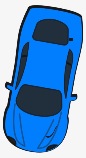 Car Cartoon Birds Eye View