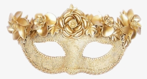 Sequin Gold Masquerade Masks